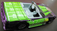 green football car