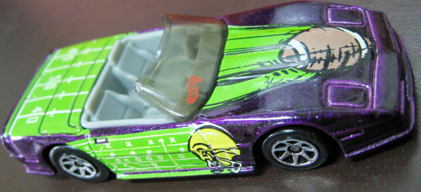 green football car