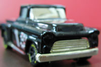 black Chevy truck