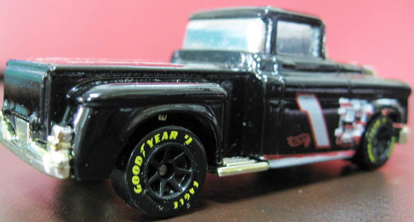 black Chevy truck